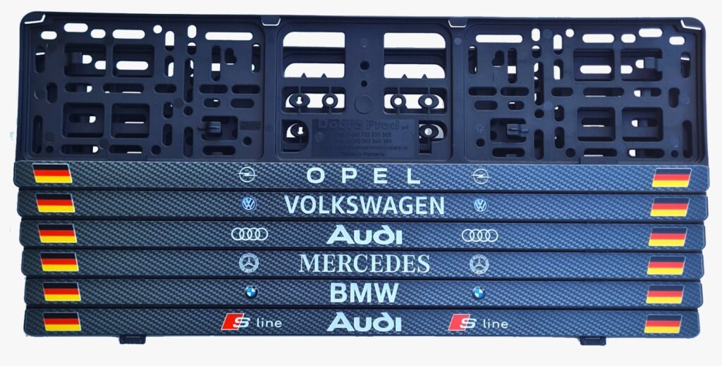 Suporti cu bagheta si clips personalizati cu branduri auto