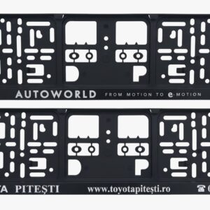 Suport cu clips, personalizat prin serigrafie într-o singură culoare (alb sau argintiu)